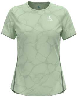 ODLO Zeroweight Engineered Chill-Tec Hardloopshirt Dames-Salie - XL