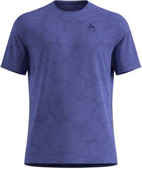 ODLO Zeroweight Engineered Chill-Tec Hardloopshirt Heren-Blauw - S,M,L,XL,XXL