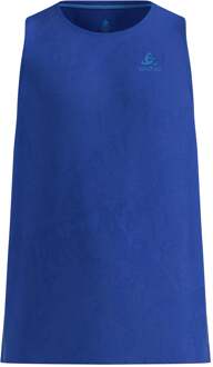ODLO Zeroweight Engineered Chill-Tec Hardloopshirt Heren-blauw - XL
