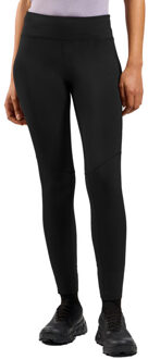 ODLO Zeroweight Legging Dames zwart/zwart - S