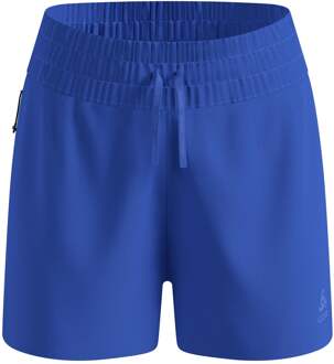 ODLO Zeroweight Print 3in 2in1 Hardloopshorts Dames-blauw - XS,S,M,L,XL