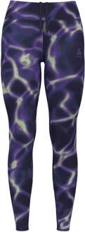 ODLO Zeroweight Print Hardlooplegging Dames-Paars lila - M