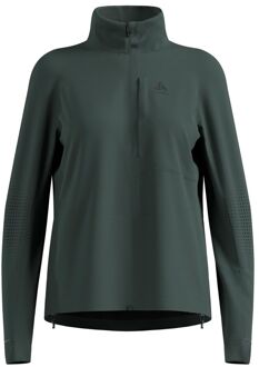 ODLO Zeroweight Pro Warm Reflective Hardloopjas Dames-Olijf - XS,S,M,L,XL