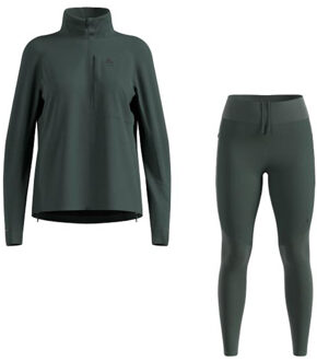 ODLO Zeroweight Reflective Set Dames grijs