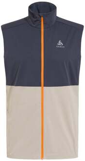 ODLO Zeroweight Warm Hardloopvesten Heren lichtgrijs