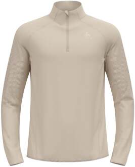 ODLO Zeroweight Warm Mid Layer 1/2 Zip Hardloopshirt Heren-Zilver - S,M,L,XL,XXL