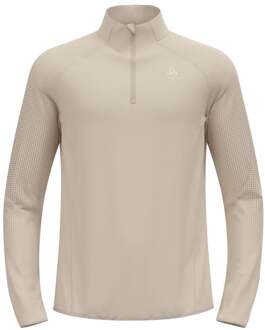 ODLO Zeroweight Warm Mid Layer 1/2 Zip Hardloopshirt Heren-Zilver - S,XXL