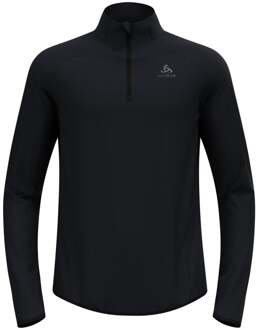 ODLO Zeroweight Warm Mid Layer 1/2 Zip Hardloopshirt Heren-Zwart - S,M