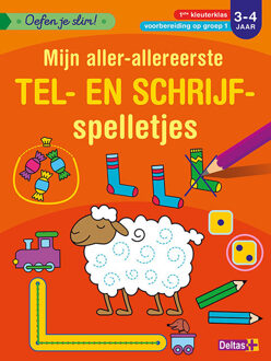 Oefen je slim! Mijn aller-allereerste tel- en schrijfspelletjes / 3-4 jaar - Boek ZNU (9044750062)