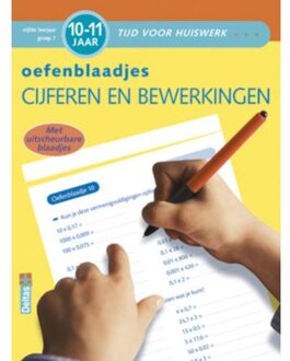 Oefenblaadjes rekenen 10-11 jaar / cijfers en bewerkingen vijfde leerjaar groep 7 - Boek Geert Heymans (9044728326)