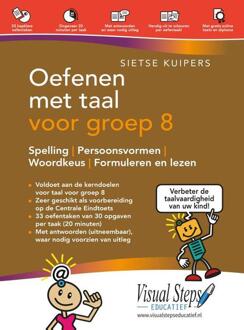 Oefenen met taal voor groep 8 - Boek Sietse Kuipers (9059057341)