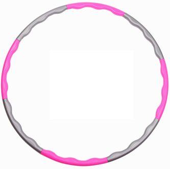 Oefening Hoepel Draagbare Oefening Fitness Verwijderbare 8 Stukken Splicing Hoepel Voor Volwassenen Kinderen Gym Apparatuur Taille Trainer Bruin