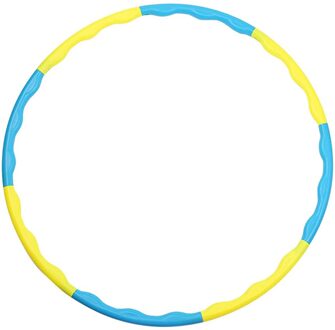 Oefening Hoepel Draagbare Oefening Fitness Verwijderbare 8 Stukken Splicing Hoepel Voor Volwassenen Kinderen Gym Apparatuur Taille Trainer zwart