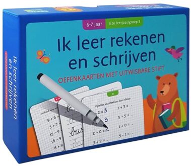 oefenkaarten rekenen en schrijven junior karton 20 stuks