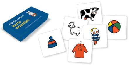 oefenkaartjes nijntje oefent korte woordjes - Boek Dick Bruna (905647605X)