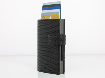 Ögon Cascade Wallet Snap Traforato Black Zwart - 97 x 68 x 15 mm