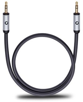 Oehlbach Mobiele audiokabel, 3,5 mm jack naar 3,5 mm jack lengte 3 meter Extender Zwart