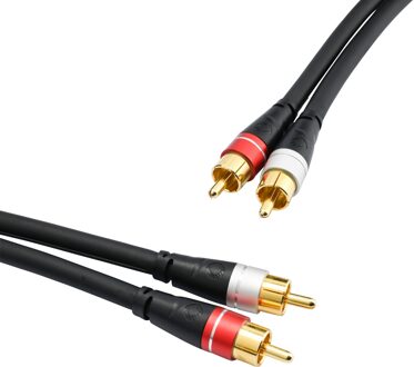 Oehlbach SL RCA CABLE 0,5 M Luidspreker kabel Zwart