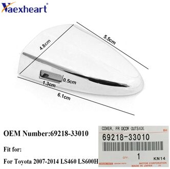 Oem 69218-33010 6921833010 Fabriek Drivers Side Voordeur Handvat Cap Voor Lexus 2007 LS460 LS600H