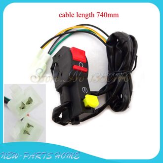 Off-road motor elektrische starter Stuur start & stop ATV Quad kill switch knop 4 draad verbinding dirt pit motor bike