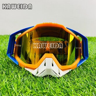 Off Road Motorcycle Goggles Bike Fietsen Skiën Snowboarden Brillen Winddicht Beschermende Motocross Bril Outdoor Producten as the afbeelding 2