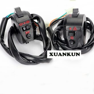 Off-Road Motorfiets Atv Sportwagen Accessoires Aluminium Links En Rechts Ontsteking Koplamp Stuur Drie-Functie Schakelaar links en rechtsaf