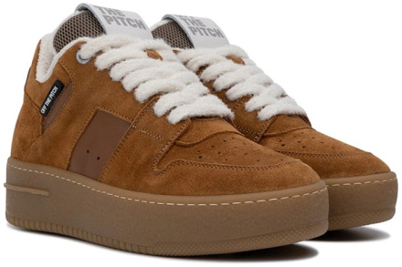 Off The Pitch Bruine Mocha Sneakers Dames Off The Pitch , Brown , Heren - 41 Eu,37 Eu,36 Eu,40 Eu,39 Eu,38 EU