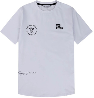 Off The Pitch Generation Slim Fit Wit T-Shirt Off The Pitch , White , Heren - 2Xl,Xl,L,M,S,Xs