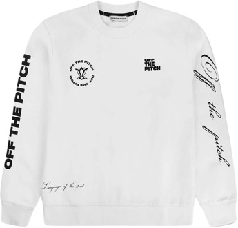 Off The Pitch Generation Sweater Heren Wit Off The Pitch , White , Heren - Xl,L,M,S