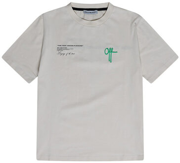 Off The Pitch Neo Regular Fit Tee Gebroken wit - M