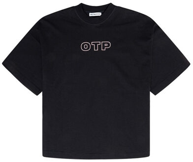 Off The Pitch Otp Tee Oversized Unisex Zwart - L
