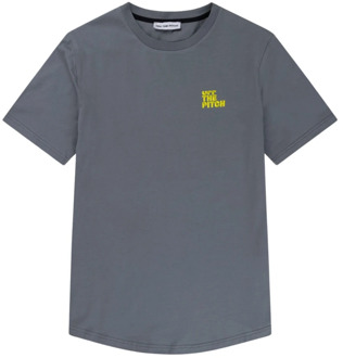 Off The Pitch Slim Fit Grijs T-shirt Heren Off The Pitch , Gray , Heren - 2Xl,Xl,L,M,S,Xs