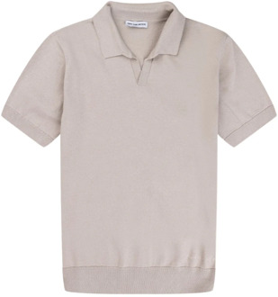 Off The Pitch Smart Knitted Polo Heren Grijs Off The Pitch , Gray , Heren - L,M,S,Xs