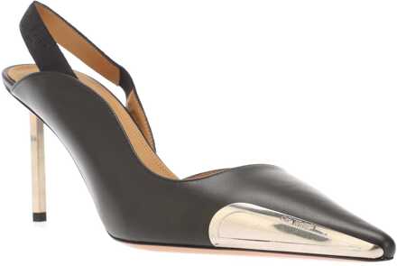 Off White Allen Frame Slingback Pumps in zwart zilver voor dames Zwart en zilver