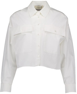 Off White Carter Blouses Max Mara Weekend , Beige , Dames - L,M,S