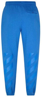 Off White Heren zweetbroek (Blauw) - M
