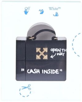 Off White Jitney AirPod Pro etui (Zwart/Goud/Wit) - One Size