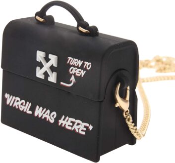 Off White Jitney AirPod Pro etui (Zwart/Wit) - One Size