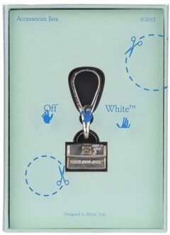 Off White Jitney sleutelhanger (Zilver) - One Size