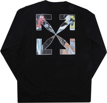 Off White Kinderen/Kinderen Monster Arrow T-shirt met lange mouwen (Zwart) - maat 10J / 140cm