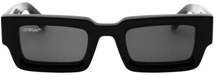 Off White Lecce zonnebril met montuur voor volwassenen (Zwart) - maat