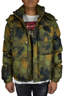 Off-White omkeerbare jas groen