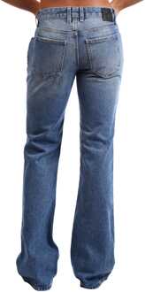 Off White Slim-Fit Flared Jeans voor dames in blauw - maat