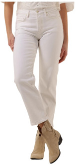 Off-White Straight Leg Jeans Scotch & Soda , White , Dames - W34,W32,W26,W25,W29,W30,W28,W31