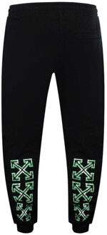 Off White Unisex Arrows Tape Slim Joggingbroek voor volwassenen (Zwart)