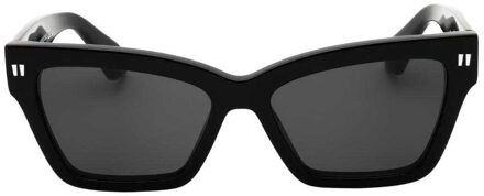 Off White Unisex zonnebril Cincinnati voor volwassenen (Zwart/Donkergrijs) - One Size