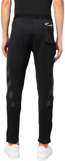 Off White Volwassen uniseks Full Diagging Joggingbroek (Zwart) - L