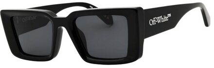 Off White Volwassen zonnebril Unisex Af Savannah (Zwart/Donkergrijs)