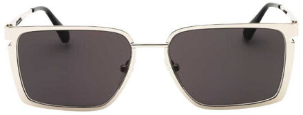 Off White Yoder zonnebril voor volwassenen (Zilver/Donkergrijs) - One Size