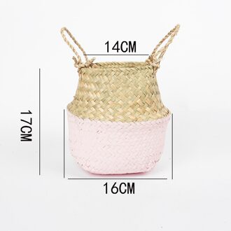 Office Desktop Briefpapier Pen Potlood Make-Up Borstel Emmer Organizer Houder Zeegras Opslag Potlood Container Case Bureau Plant Pot